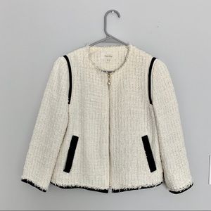 Fringe tweed Jacket